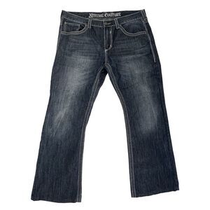 Xtreme Couture Boot Cut‎ Wide Leg Jeans Mens Size 38x29